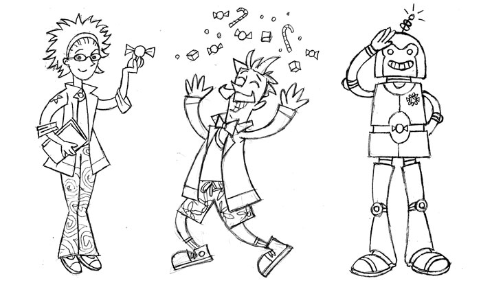 Character Design Concept Sketches